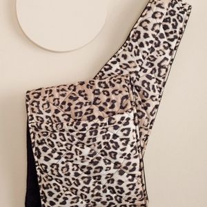 Chico's animal print scarf one size